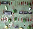 Bad Stone circuit board, IC close-up (32k)